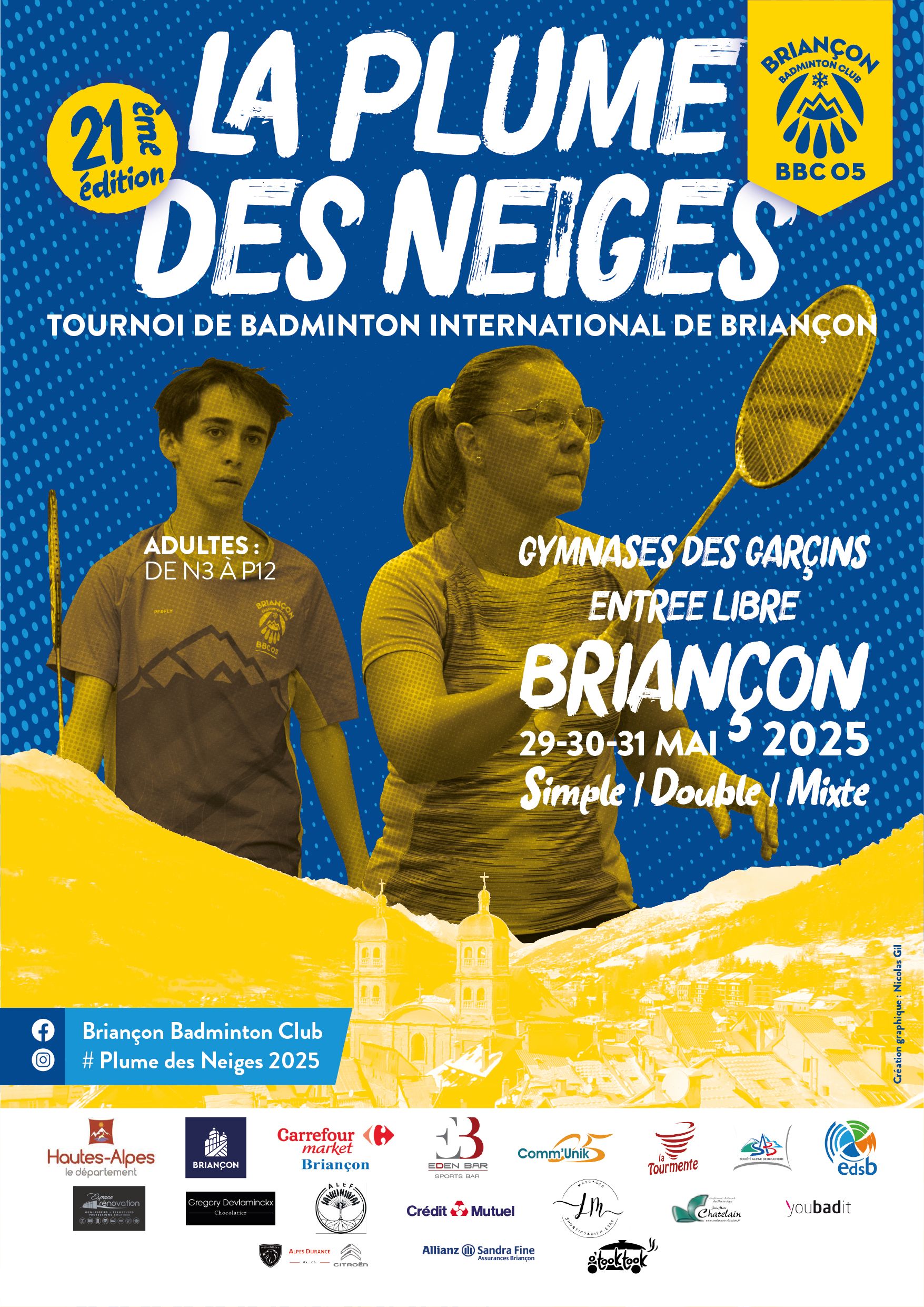Affiche 2025 du tournoi